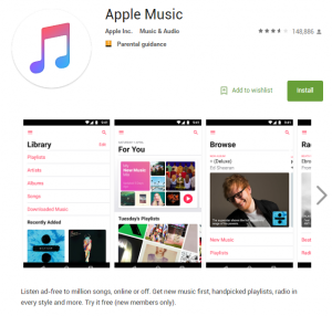 Credit Apple Music , Google Play