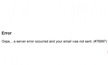 Oops… a server error occurred and your email was not sent. (#76997)