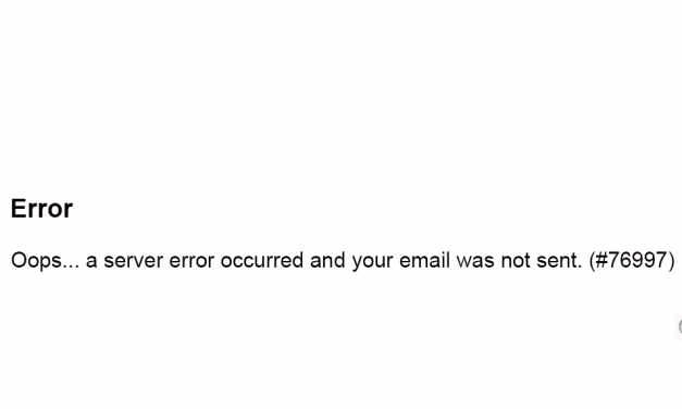 Oops… a server error occurred and your email was not sent. (#76997)