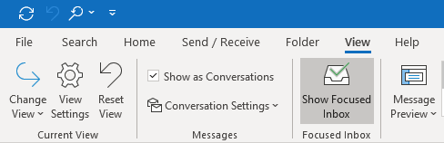 How to arrange email conversation in Outlook?