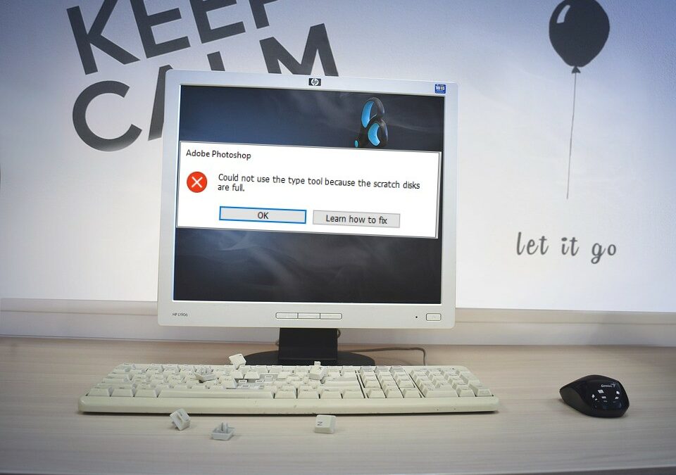 How to fix Photoshop error: “Could not use the type tool because the scratch disks are full”