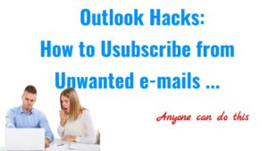 unsubscribe from outlook emails and newsletters